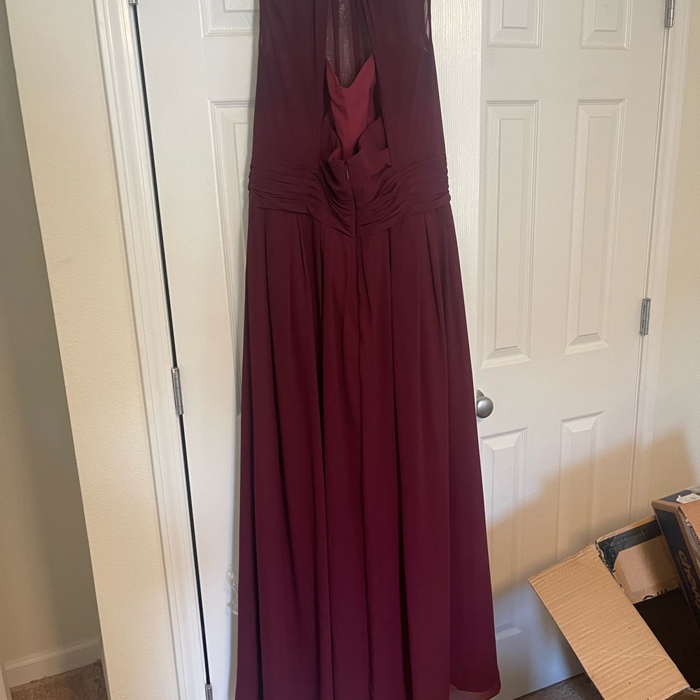 Burgundy Dress
